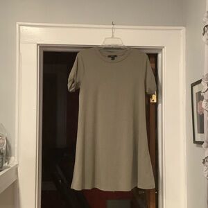 Forever 21 Olive Shirt Dress